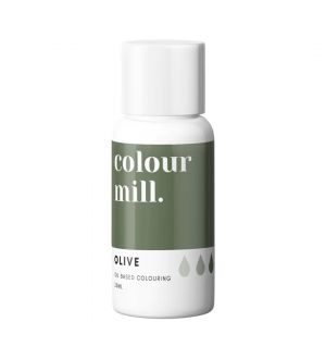 Colour Mill Oljebaserad livsmedelsfärg, 20 ml - Olive