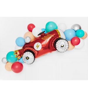  Folieballong - Röd bil, 93cm