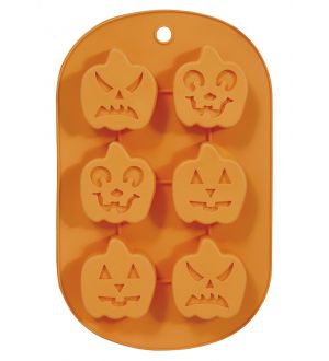  Halloween silikonform - Skurna pumpor